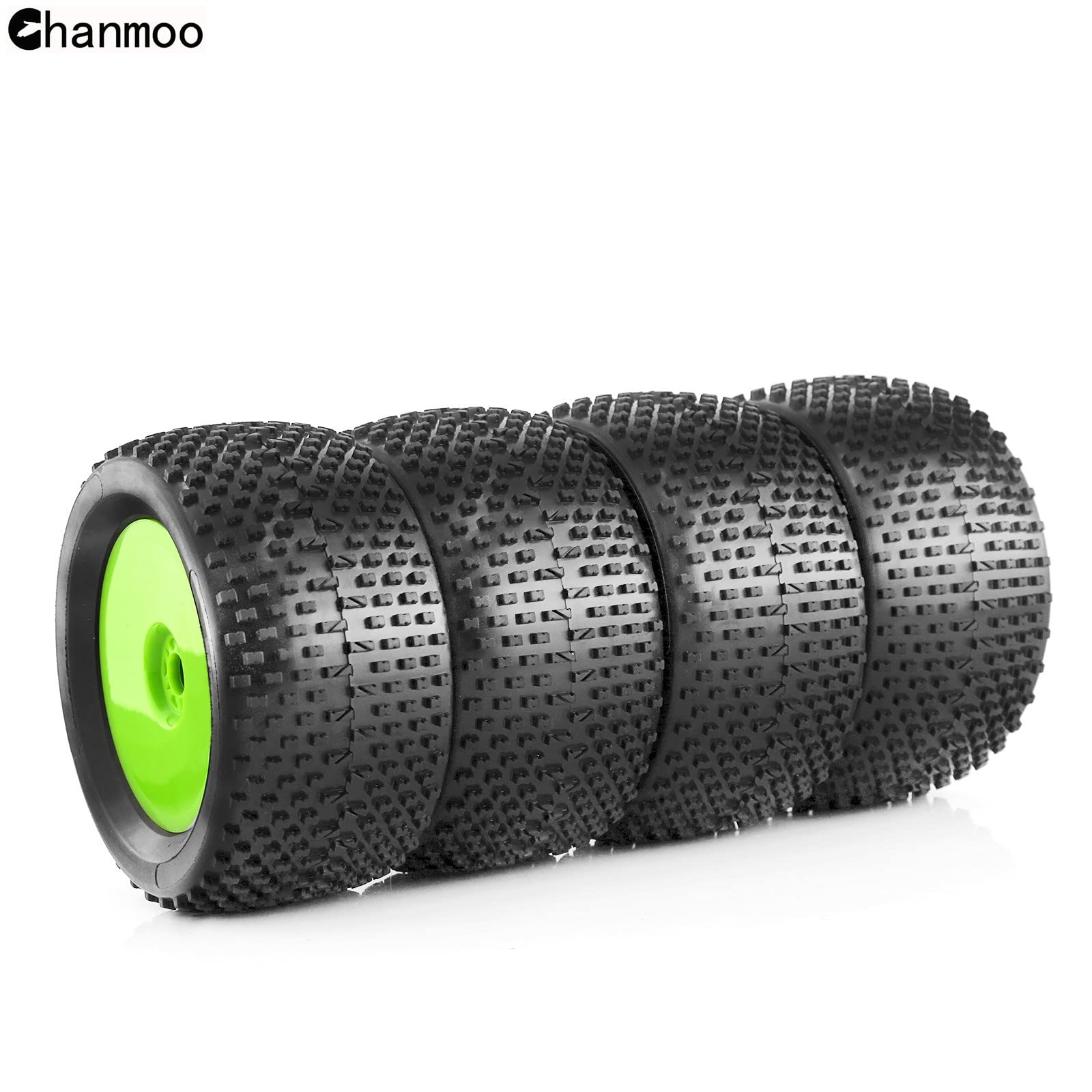 Amazon.co.jp: Chanmoo 1/8 オフロード バギータイヤ 140mm ホイール
